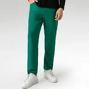 Calças blazer masculinas LULU ABC personalizadas para negócios, calças de moletom para duas pessoas, calças fitness respiráveis de secagem rápida