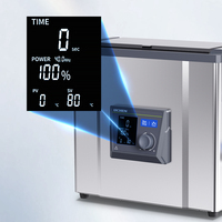 Machine de nettoyage à ultrasons numérique avec temps et température programmables (80°C) ° C Max) pour le nettoyage de diverses pièces, modèles de 2L à 30L