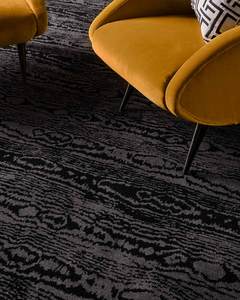 Tapis moderne abstrait en laine de Nouvelle-Zélande tufté à la main, tapis de luxe fait main pour la décoration intérieure, les projets hôteliers et la design d'intérieur - Product Image 2