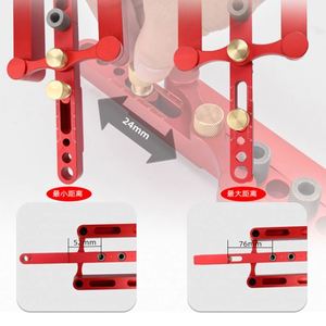 安杜克W-128 DIY木工工具钻孔导向定位器打孔器工具可调打孔器木工口袋孔夹具 - Product Image 5