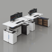 Bureau de travail réglable en hauteur, bureau de salle de contrôle