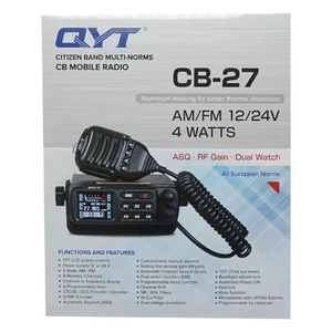 Radio mobile à ondes courtes QYT CB-27, radio FM 25W, 26.965-27.405MHz, étanche, communication pour moto - Product Image 5