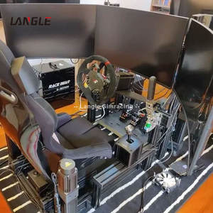 Asiento <span class=keywords><strong>de</strong></span> Cabina para Simulador <span class=keywords><strong>de</strong></span> Carreras, <span class=keywords><strong>Volante</strong></span> y Pedales para Juegos, Simulador <span class=keywords><strong>de</strong></span> Conducción Dinámico G-Force, Cabina <span class=keywords><strong>de</strong></span> Simulación <span class=keywords><strong>de</strong></span> Carreras con Movimiento - Product Image 4
