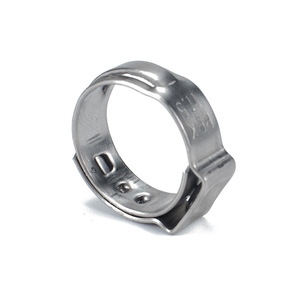 Abrazadera de manguera PEX de acero inoxidable de 17.5 mm de una sola oreja para reparación de conexiones de tuberías - Product Image 1