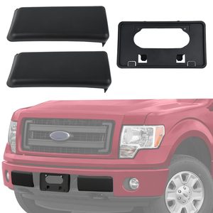 แผ่นกันกระแทกหน้ารถฟอร์ด F150 ปี 2009-2014 สีดำ พลาสติก ซ้าย-ขวา คู่ - Product Image 3