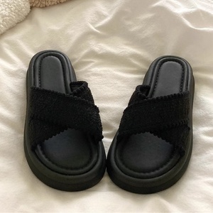 Sandalias de Playa de PVC para Mujer, con Suela Gruesa, Diseño Minimalista, Inspiradas en las Vacaciones, Antideslizantes, Transpirables, para Exteriores - Product Image 5