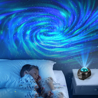 Projecteur lumineux étoilé de nuit d'étoiles intelligentes, projecteur laser d'étoiles du ciel led projecteur de lumière galaxie avec télécommande