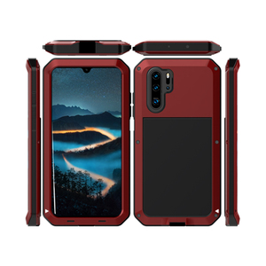 Robusta custodia protettiva in alluminio resistente in metallo <span class=keywords><strong>per</strong></span> <span class=keywords><strong>Huawei</strong></span> <span class=keywords><strong>P30</strong></span> Pro custodia in vetro temperato <span class=keywords><strong>Cover</strong></span> antiurto - Product Image 6