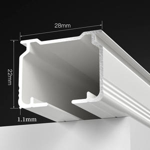 Manuel Hand Pull Rope System S Wave Curtain Track Curtain Stainless Steel S <b>Hook</b> <b>Clip</b> Curtain Rail Track - Product Image 5