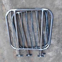 Rampe d'escalier industrielle extérieure en acier galvanisé pour plateforme