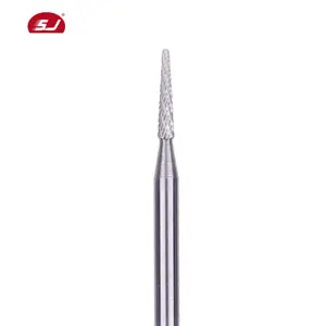 SHUANGJIA 2.3mm Rotary Cuticle Clean High Quality Cuticle Clean Carbide Drill Bits For Nails