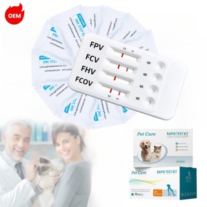 Ein Haustier pflege Feline fpv fcov fcv fhv ag (<span class=keywords><strong>Herpes</strong></span>-Virus-Antigen) Combo Rapid Cat Test Kit - Product Image 3