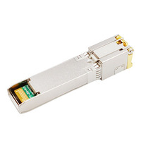Prise chaude Durable Hautement Compatible 30 mètres Plug & Play 1G 10GBase-T RJ45 SFP Module 10G Cuivre Ethernet Émetteur-Récepteur Or Contact