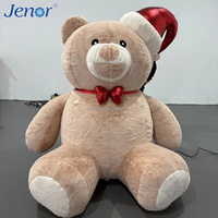 Ours en peluche gonflable de Noël utilisé pour les célébrations du Nouvel An, les fêtes dans les jardins et cours, la décoration de scène et la publicité.