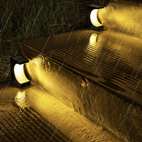 Lampes solaires LED pour marches, pour jardin et cour, étanches IP55, éclairage décoratif à activation tactile