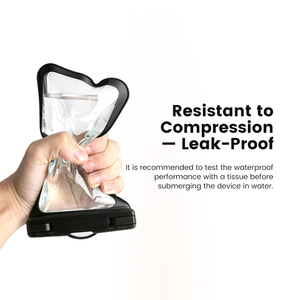 Étui étanche grand format 7 pouces pour <span class=keywords><strong>iPhone</strong></span> 17 Pro Max avec sac étanche sous-marin et pochette transparente en PVC compatible Face ID - Product Image 4