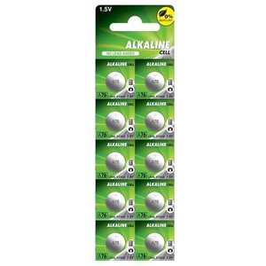 Pile alcaline A76 LR44, 1,5 V, longue durée, idéale pour les appareils électroniques comme les télécommandes, les montres et les jouets. - Product Image 1