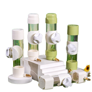 Alimentador automático de agua <span class=keywords><strong>para</strong></span> pájaros <span class=keywords><strong>grandes</strong></span> de 200ml, patrón de piel de tigre sólido, bebedero ecológico <span class=keywords><strong>para</strong></span> <span class=keywords><strong>loros</strong></span> Xuan Feng con hervidor de fuego - Product Image 5