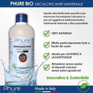 Desincrustante Líquido Phure de Marca Privada OEM 500ml Biodegradable Para Lavadora y Lavavajillas - Product Image 2