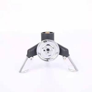 Mini Foldable <b>Stove</b> Head Stainless Steel Portable Windproof Outdoor Camping Cooking Appliance Lightweight With Ignition Device - Product Image 4