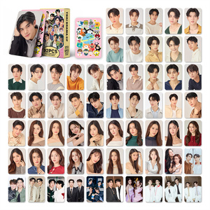 92 pièces/ensemble GMM Thai CP HD Photocards, cartes holographiques imprimées recto-verso, cartes postales en boîte Singto Dew Gun Ohm <span class=keywords><strong>Nanon</strong></span>, cadeau pour fans - Product Image 2