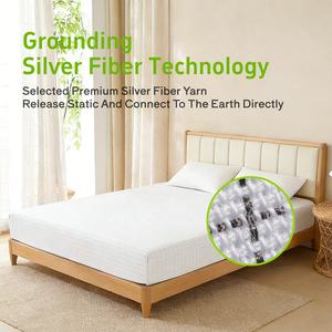 <span class=keywords><strong>Lenzuola</strong></span> con messa a terra in 25% fibra d'argento e 75% cotone organico, con tester di messa a terra e penna di prova, kit <span class=keywords><strong>lenzuola</strong></span> con messa a terra, biancheria da letto con messa a terra. - Product Image 2