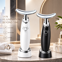 Appareil de beauté portable pour le visage et le cou, appareil de soin de la peau à LED Photon, équipement de massage rajeunissant pour le bien-être