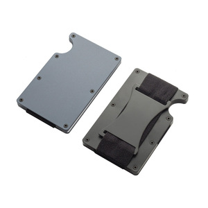 Portefeuille fin en alliage d'aluminium forgé pour homme, organiseur de cartes, porte-cartes de crédit, cadeau de luxe - Product Image 4