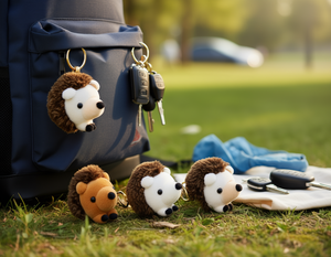 พวงกุญแจตุ๊กตาเม่นน่ารัก ของเล่นตุ๊กตาสัตว์นุ่มนิ่ม ของขวัญการ์ตูนสำหรับเด็กและผู้ใหญ่ - Product Image 2