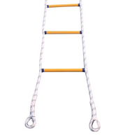 Echelle pliante d'urgence Echelle en corde anti-incendie en nylon Echelle en corde pour bateau