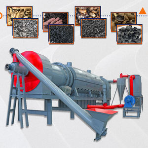 Máquina de Carbonización Continua Confiable para Residuos de Madera de Moringa, Producción de Carbón Orgánico, Maquinaria Profesional - Product Image 1