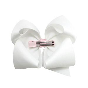5-6 Zoll Grosgrain-Band Oster-Party Haarschleifen Niedliche Hasen-Boutique Haarspange für Mädchen mit Gesticktem Kaninchen - Product Image 4