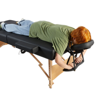 Table de Massage Portable avec Lit d'Extension de Cils et Fauteuil de Tatouage pour Spa Corporel; Réglable en Hauteur avec Repose-Tête