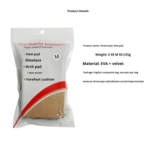 EVA invisibili imbottiture per <span class=keywords><strong>tacco</strong></span> <span class=keywords><strong>interno</strong></span> traspirante 0.5cm che assorbono il sudore da <span class=keywords><strong>uomo</strong></span> di scarpe sportive Casual da donna - Product Image 6