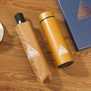Custom Stainless Steel Umbrella & Tumbler <b>Gift</b> <b>Set</b> with Digital Printing-Branded Corporate Giveaways for Events & Promotions - Product Image 4