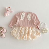 Veste pour enfants, printemps et automne, robe à fleurs pour bébé fille, ensemble de vêtements pour enfants, vêtements à la mode