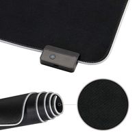 Tapis de souris Gaming géant, imprimé personnalisé, Texture élégante, avec bord bombré, pour ordinateur portable, commerce, LED RGB