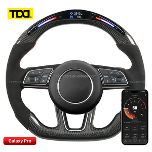 พวงมาลัยคาร์บอนไฟเบอร์แบบสปอร์ต TDD LED สำหรับ Audi A3/A4/A5/A6/A7/A8/Q5/Q7/TT/RS3 RS4 RS6 แบบกำหนดเอง - Product Image 1