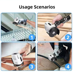 Meuleuse d'angle sans fil professionnelle Ananke Tools, mini-meuleuse électrique portable pour pierre humide et découpe, alimentée par batterie - Product Image 6