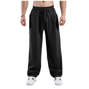 Pantalones sueltos Unisex de estilo urbano 2025, ropa de calle, tela de alta calidad, logotipo personalizado, proveedor de fábrica OEM - Product Image 3