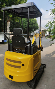 Mini-excavatrice sur chenilles stable R327, profondeur de 1,58 m, pour l'excavation de piscines et le nivellement de terrains - Product Image 5