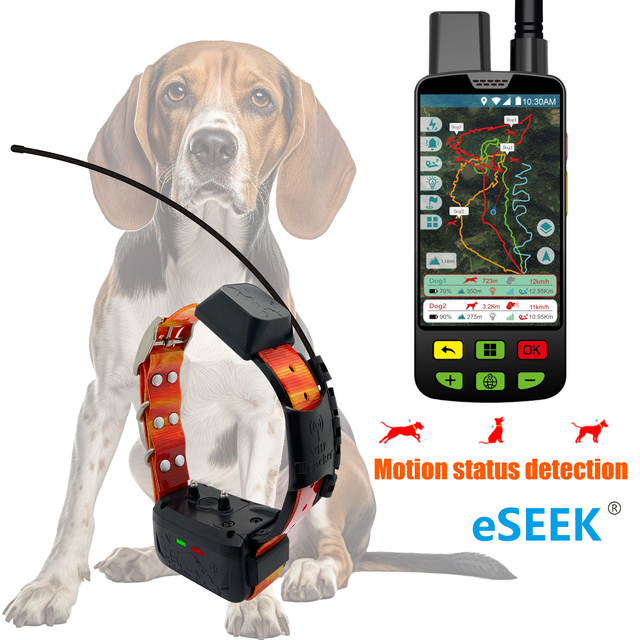 Eseek Alpha 200 Advanced GPS & VHF Dog Tracker with Training System
