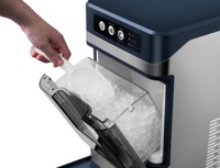 Machine à glaçons automatique Ouruoxi avec capteur de niveau de glace et auto-nettoyante, production de 15 kg par jour pour la maison, les bars, les restaurants et les commerces