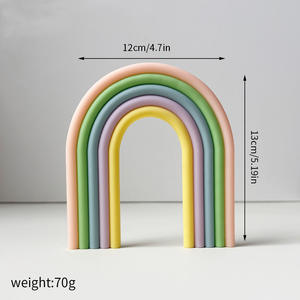 Décoration de gâteau <span class=keywords><strong>en</strong></span> forme d'arche <span class=keywords><strong>arc</strong></span>-<span class=keywords><strong>en</strong></span>-<span class=keywords><strong>ciel</strong></span>, décorations de gâteau bohèmes pour mariage, baby shower, <span class=keywords><strong>anniversaire</strong></span>, fournitures de fête - Product Image 5