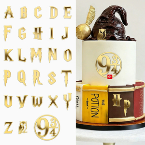<strong>Harry</strong> Theme Birthday Acrylic <strong>Cake</strong> Topper Set for <strong>Cake</strong> <strong>Decorating</strong> and Party Supplies - Product Image 1
