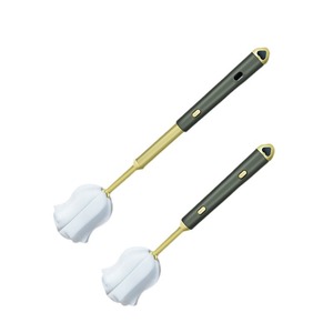 Brosse télescopique en acier inoxydable à long manche pour le nettoyage des bouteilles de cuisine - Product Image 2