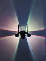 Caméra murale solaire OMSEN nouvelle tendance avec WiFi 4G SIM, triple objectif, lumière murale RGB avec caméra de surveillance CCTV, système de sécurité