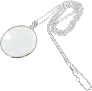 <span class=keywords><strong>Loupe</strong></span> pendentif plaquée or 5x pour femmes - Product Image 1