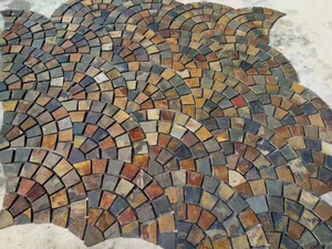 Azulejo <span class=keywords><strong>de</strong></span> pavimentación <span class=keywords><strong>de</strong></span> escamas <span class=keywords><strong>de</strong></span> pescado clásico caliente, adoquín <span class=keywords><strong>de</strong></span> malla <span class=keywords><strong>de</strong></span> jardín, azulejo <span class=keywords><strong>de</strong></span> granito Natural, piedra <span class=keywords><strong>de</strong></span> paisajismo, azulejo <span class=keywords><strong>de</strong></span> suelo en forma <span class=keywords><strong>de</strong></span> <span class=keywords><strong>abanico</strong></span> - Product Image 6