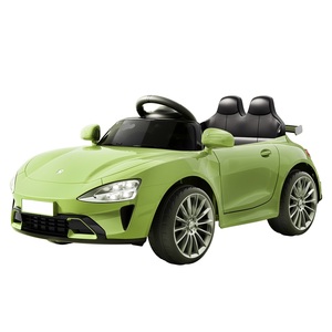 Детский электрический автомобиль-каталка из АБС-пластика, четырехколесный, для улицы, с автономным управлением, пультом ДУ, музыкой, светом, двойным сиденьем - Product Image 5